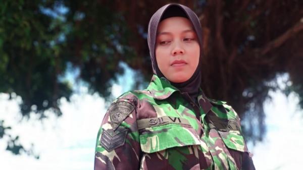 Serka Silvi Effendi Prajurit Korps Wanita Angkatan Laut (Kowal) Lantamal II Padang, Serka Silvi Effendi (Rus Akbar/Okezone)