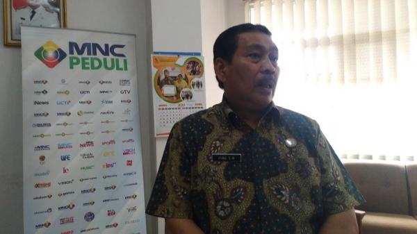 MNC Peduli menyalurkan bantuan kepada RSUD Soreang sebagai wujud apresiasi MNC Peduli kepada RSUD Soreang dalam membantu penanganan Covid-19, Kamis (3/12/2020). (Foto: SINDOnews/Agung Bakti Sarasa)