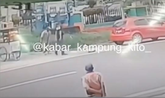 Pria Penendang Pedagang Bakso Di Jambi Ditangkap Ternyata Sekuriti