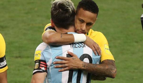 Neymar Jr dan Lionel Messi Neymar Jr dan Lionel Messi (Foto: AS)
