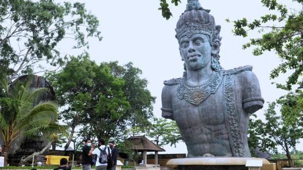 Garuda Wisnu Kencana. (Foto: iNews.id/Bagus Alit)