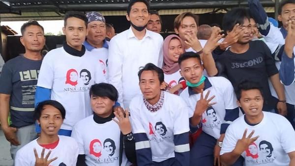 Cawabup Indramayu Lucky Hakim saat menemui warga Indramayu, Jabar. (Foto: Instagram luckyhakimofficial)