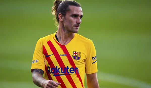 Antoine Griezmann Striker Barcelona, Antoine Griezmann (Foto: Twitter @FCBarcelona)