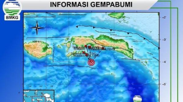 Gempa Hari Ini M4,0 Guncang Maluku Tengah, Tak Berpotensi Tsunami