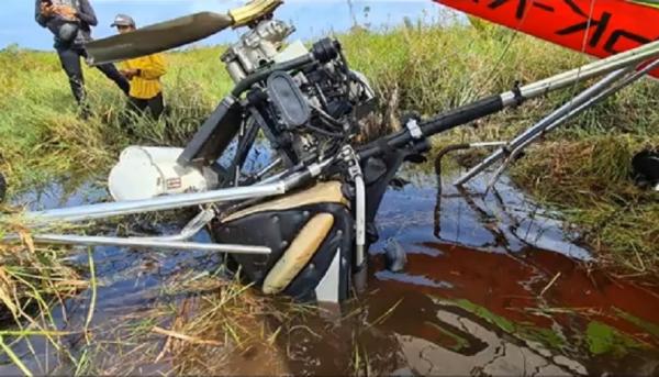 Paralayang Ketapang 2 Paralayang jatuh di Ketapang, Kalimantan Barat, Jumat (11/12/2020). (iNews.id/Uun Yuniar)