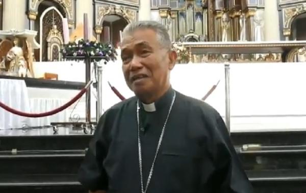 Uskup Agung Pontianak MGR Agustinus Agus. (iNews.id/Uun Yuniar)