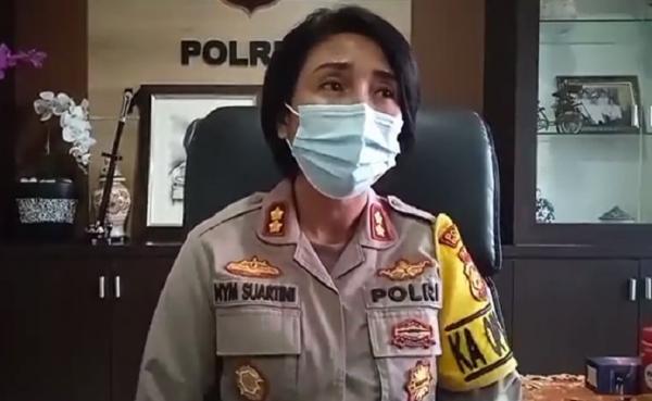 Kapolres Karangasem AKBP AKBP Ni Nyoman Suartini (iNews.id/Yunda Ariesta)