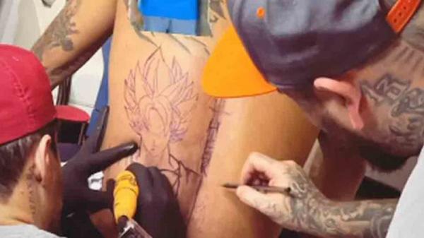 Neymar Tato Dragon Ball (Foto: Marca)