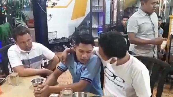 Pelaku-1 Ali Muaspar, pelaku pembunuhan dan pemerkosaan pacarnya di Payakumbuh, Sumbar (Agung Sulistyo/iNews.id)