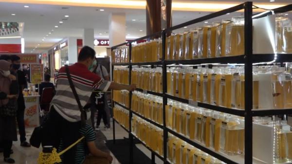 Kontes ikan Kontes adu kecantikan Ikan Cupang di Palembang (Muhammad Riza Vahlevi/iNews)