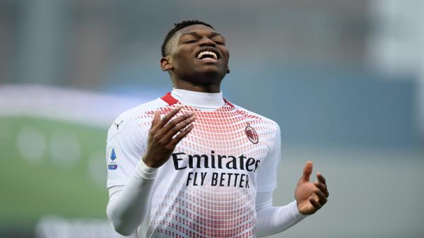 Striker AC Milan Rafael Leao bikin gol cepat dalam kemenangan 2-1 atas Sassuolo, Minggu (20/12/2020) malam WIB. Hebatrnya gol  6 detik itu sudah direncanakan. (Foto: Reuters)