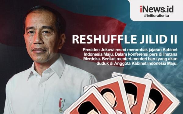 Infografis Reshuffle Kabinet Ini 6 Menteri Baru Jokowi