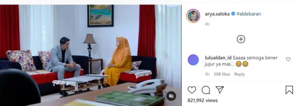 Arya Saloka Ibu Panti