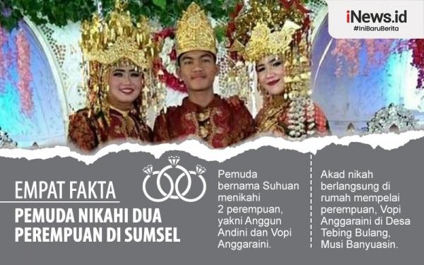 Pemuda di Sumsel nikahi dua perempuan sekaligus (iNews)