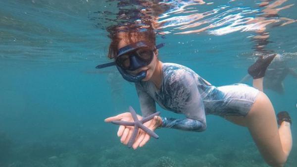 Gisella Anastasia Snorkling Foto: Instagram @gisel_la