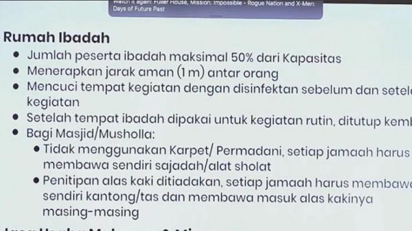 Presentasi Gubernur DKI Jakarta Anies Baswedan terkait PSBB mendadak ramai diperbincangkan warganet. (Foto: Pemprov DKI).