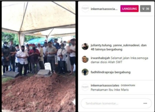 Pemakaman Inke Maris