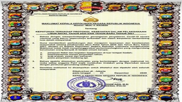 Polda Jabar Siap Laksanakan Maklumat Kapolri Soal Larangan Simbol Dan Atribut Fpi Bagian 2