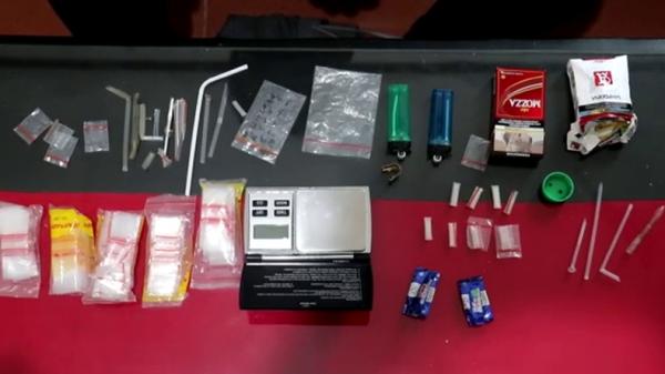 Narkoba Pringsewu Barang bukti narkoba di Pringsewu, Lampung (Indra Siregar/iNews)