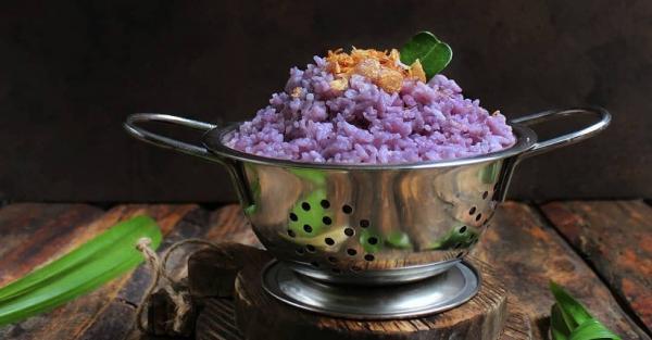 Ide Bikin Nasi Uduk Ubi Ungu Gurih, Unik Ada Sensasi Rasa Manis
