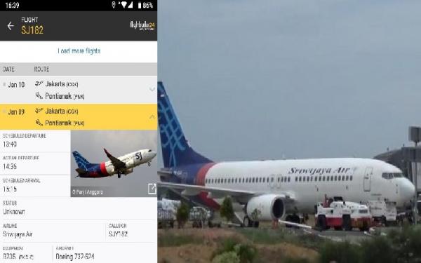 Begini Detik-Detik Pesawat Sriwijaya Air Jatuh di ...