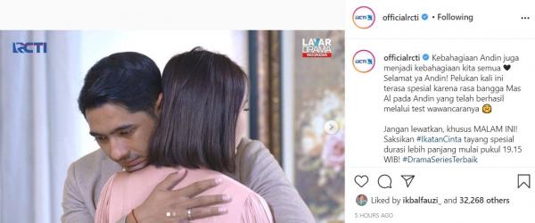 Arya Saloka Peluk Amanda