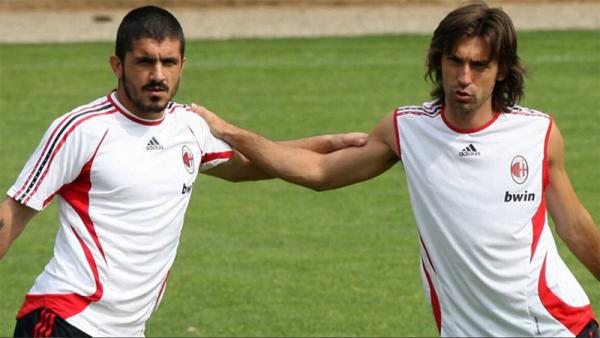 Gattuso Pirlo 2 Gennaro Gattuso (kiri) dan Andrea Pirlo menjadi bagian sukses AC Milan di era 2000-an. (Foto: Indianexpress)