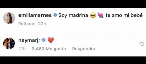 Emilia Mernes dan Neymar Bintang Paris Saint-Germain Neymar Jr dikabarkan sedang kasmaran dengan penyanyi cantik asal Argentina. Perempuan itu bernama Emilia Mernes. (Foto: Instagram)