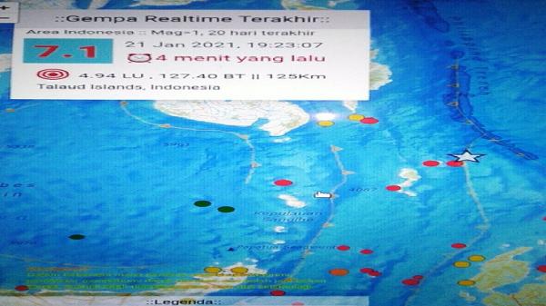 Gempa Sulut : Breaking News Gempa Bumi Lebih Skala 6 Melanda Sulawesi