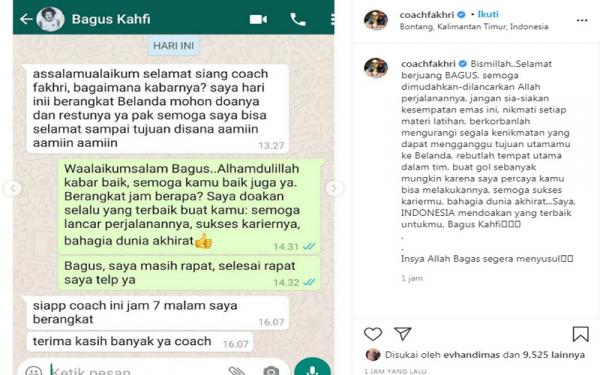Bagus Kahfi Instagram @coachfakhri