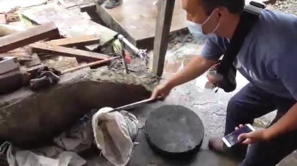 Penampakan di rumah jagal kucing di Jalan Tangguk Bongkar 7, Kota Medan, Sumatra Utara (Sumut). (Foto: iNews/Ahmad Ridwan Nasution)