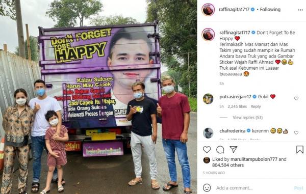 Raffi Ahmad Temui Sopir Truk1