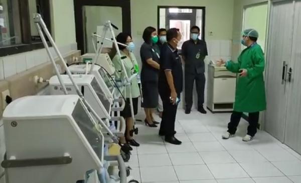 RSUD Buleleng memiliki ruangan isolasi pasien Covid-19 berstandar WHO. (Foto: iNews.id/Pande Wismaya)