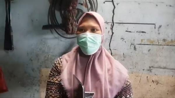 Sahara, Korban Penipuan TNI Gadungan (Foto: Sindo/Okto)