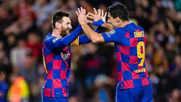 Lionel Messi dan Luis Suarez Lionel Messi dan Luis Suarez. (Foto: BBC)