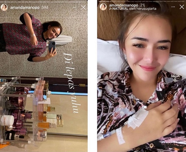 Amanda Manopo Sakit Amanda Manopo sakit tipes