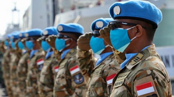 Panglima TNI Lebanon4 Panglima TNI Marsekal TNI Hadi Tjahjanto melepas Satgas Maritim TNI Konga XXVIII-M Unifil untuk menunaikan tugas ke Lebanon, Jumat (5/3/2021). (Foto: Puspen TNI).