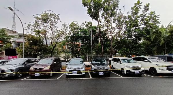 Barang Bukti Mobil Hasil Penggelapan (Foto: Yohannes Tobing)