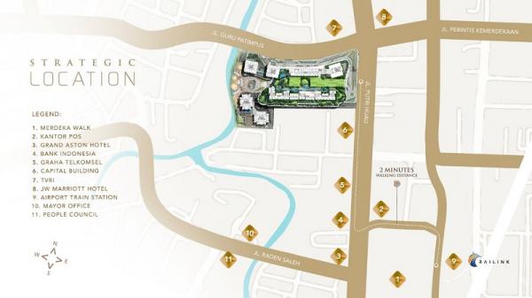 Podomoro 1 Lokasi Podomoro City Deli Medan yang sangat strategis di pusat Kota Medan