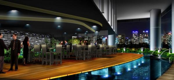 Podomoro 5 Pemandangan kota dari ketinggian dapat dinikmati di Sky Garden yang dikelilingi oleh landscape yang menawan.