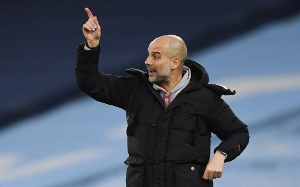 Pep Guardiola marah-marah usai Manchester City memembantai Southampton 5-2 pada pekan ke-33 Liga Inggris di Etihad Stadium, Kamis (11/3/2021) dini hari WIB. (Foto: Reuters)