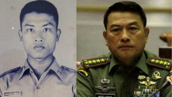 KSP Moeldoko ketika Taruna dan menjadi Panglima TNI. (Foto: Instagram/Moeldoko).
