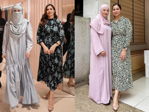 Noor Nabila floral Noor Nabila dengan busana floral. (Foto: IG)
