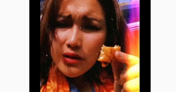 ayu ting ting  pertama  makan tempe netizen gak