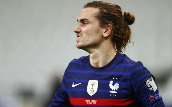 Antoine Griezmann Antoine Griezmann samai rekor David Trezeguet saat Prancis diimbangi Ukraina 1-1 pada Kualifikasi Piala Dunia 2022 Zona Eropa, Kamis (25/3/2021) dini hari WIB. (Foto: Reuters)