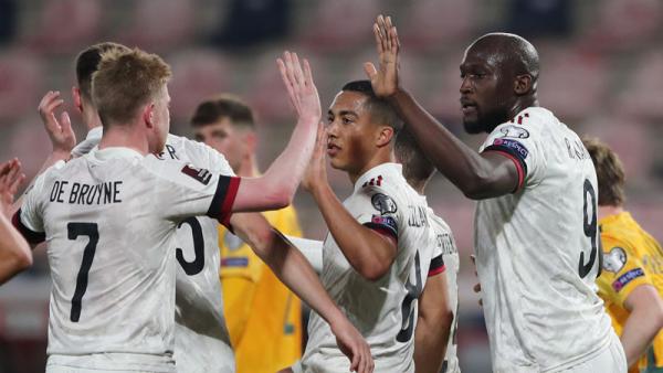 Belgia ingin melanjutkan momentum positifnya pada kualifikasi Piala Dunia 2022 saat Republik Ceko di Sinobo Stadium, Praha, Minggu (28/3/2021) dini hari WIB. (Foto: REUTERS)