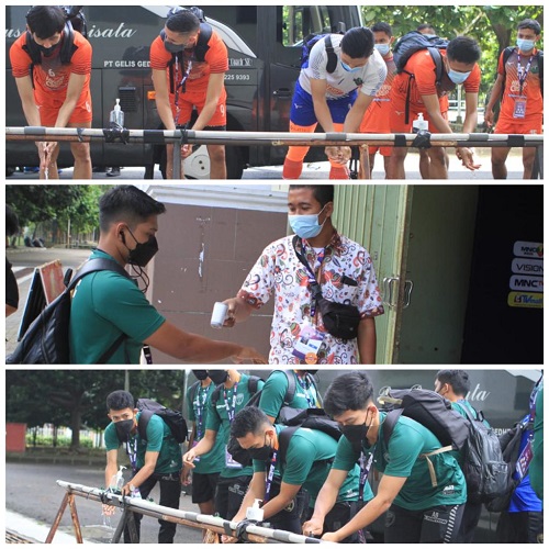 Protokol kesehatan ketat diberlakukan pada ajang Liga Futsal Profesional 2020. (Foto: MNC Media)