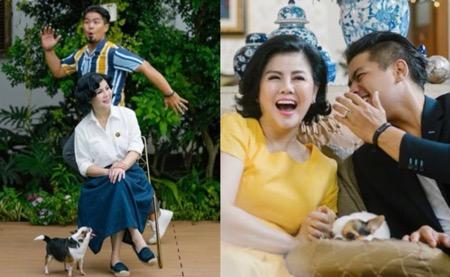 Des Desiree tampak tertawa dengan Bams. (Foto: IG)