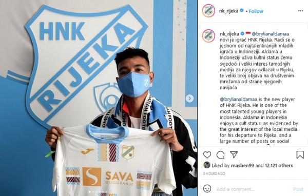 Brylian Aldama resmi direkrut HNK Rijeka Brylian Aldama resmi direkrut HNK Rijeka