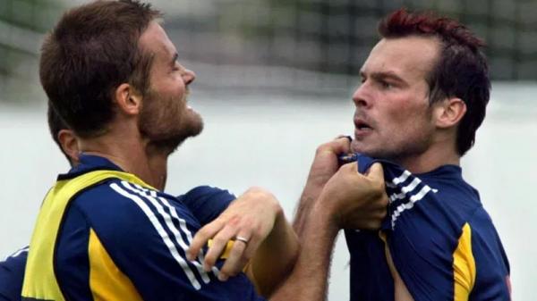 Freddie Ljungberg Vs Olof Melberg. (Foto: The Sun)